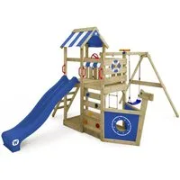 Wickey Spielturm SeaFlyer – Maritimer Kinderkletterturm in Schiffsoptik, Klettergerüst - Perfekt für kleine Seefahrer mit 10 Jahren Garantie*