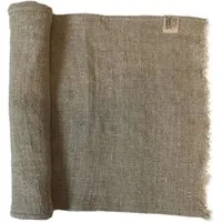 Lovely Linen Tischläufer Linen Rustic Raw Tischläufer Leinen nat. beige 40 x 90cm, RUSTIC RAW 40X95 NATURAL BEIGE L42XB23,5xH2CM