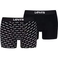 Levi's® Boxershorts LEVIS MEN LOGO AOP BOXER BRIEF 2P (2er Pack)