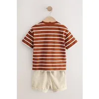 Next T-Shirt & Shorts Kurzärmeliges T-Shirt und Shorts im Set (2-tlg)