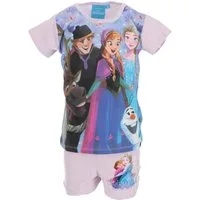 Disney Frozen Pyjama Shortama – Kinderpyjama & Sommer Schlafanzug aus 100% Baumwolle