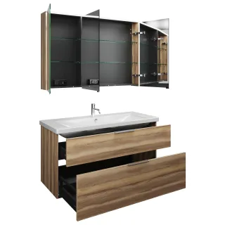 Burgbad SET Eqio Frassino Dekor Cappuccino/Alpinweiss, SFAN123RF3437C0001 SFAN123RF3437C0001