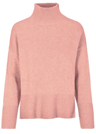 CLARINA - Pullover, Stehbund,1/1 Arm,uni punch - Gr. - 38