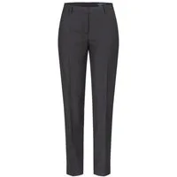 HECHTER PARIS Anzughose HECHTER PARIS Corporate Hose Damen Tailored Knöchellang Anthrazit