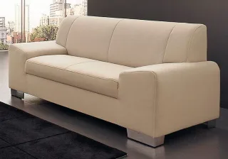 DOMO collection 2-Sitzer "Alisson kubische Formensprache mit abgerundeten Elementen, komfortabel" fester Sitzkomfort