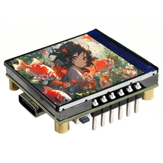 ESP32-C6 LCD Development Board 1.3 Inch IPS Screen 240x240 Display 262K Color ST7789 Driver Wi-Fi 6 BLE 5 with Micro SD