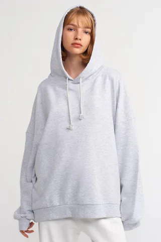 Übergrößen Baumwoll Kapuzenpullover