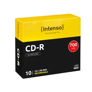 Intenso 10 x CD-R | 1001622 | 700 MB (80 Min) 40x - Slim