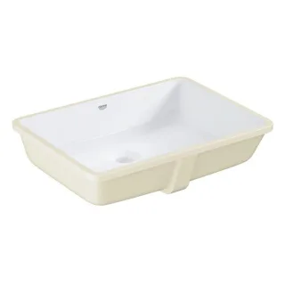 Grohe Cube Keramik Einbauwaschtisch 3948000H 50cm, mit Überlauf, alpinweiß PureGuard