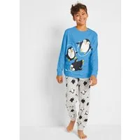 bonprix Pyjama (Set, 2 tlg) zweiteiliges Set, weiche Bündchen an Ärmeln und Halsausschnitt