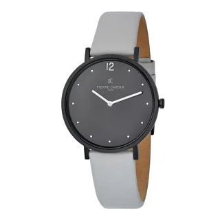 Pierre Cardin Belleville Simplicity Grau Unisex Armbanduhr CBV.1037