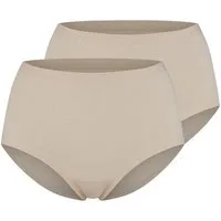 Mey Taillenslip 2er Pack Natural Second Me (Spar-Set, 2-St) Taillen Slip - Baumwolle - Atmungsaktiv - Elastisches Material