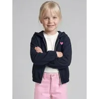 TOM TAILOR Sweatjacke Strick & Sweatshirts Cropped Hoodie Sweatjacke mit Stickerei