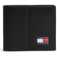 Tommy Jeans Geldbörse TJM HERITAGE LEATHER CC & COIN, Unisex Geldbeutel, Portemonnaie, Money Pocket mit Logoschriftzug