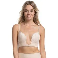 MAGIC Bodyfashion Bügelloser BH V-Bra Verziert mit wunderschöner Spitze und Netz-Details