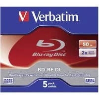 Verbatim Blu-ray-Rohling Blu-ray BD-RE DL 50 GB 2x 5er Jewelcase 43760