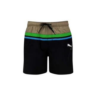 Puma - Badeshorts für Herren (Beige/Marine)