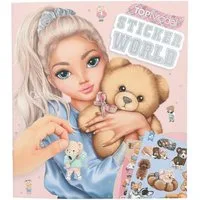 Depesche Schmuckset TOPModel Stickerbuch mit 20 Hintergrundseiten zum Selbstgestalten, Inkl. 3 Doppelseiten Sticker