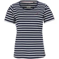 modAS T-Shirt 46902 Damen Kurzarm-Shirt im bretonischen Streifen-Design aus Baumwolle
