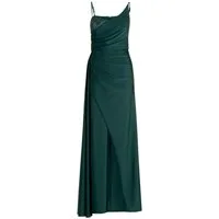 Vera Mont Abendkleid Damen mit Schmucksteinen Raffung
