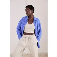 Buffalo Blusenshirt Loungeshirt im Used-Look, Loungewear