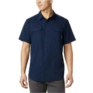 Columbia - "Utilizer II Solid" Hemd für Herren, kurzärmlig (Dunkles Marineblau)