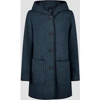 Barbara Lebek Kurzmantel Trenchcoat, Damenmantel oder Wollmantel mit Kapuze