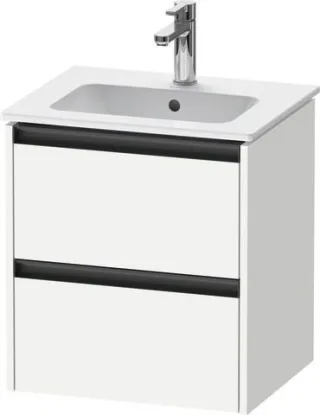Duravit Ketho.2 Waschtischunterbau wandhängend Weiß Matt 510x420x549 mm - K25261018180000 K25261018180000