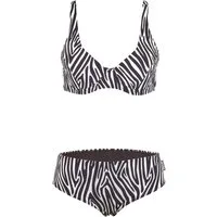 Beco Beermann Triangel-Bikini-Top Zebra Vibes, im modernen Animalprint-Look
