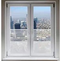 INDIGOS UG Fensterfolie Fensterfolie Sonnenschutz Sichtschutzfolie Streifen