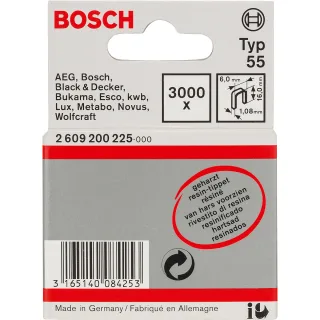 Bosch Schmalrückenklammer Typ 55, geharzt, 6 x 1,08 - 2609200225