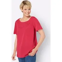 Sieh an! Klassische Bluse Schlupfbluse Kurzarm