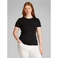Calvin Klein Jeans Plus T-Shirt PLUS INSTIT GRAPHIC SLIM TEE in großen Größen, Logoschriftzug