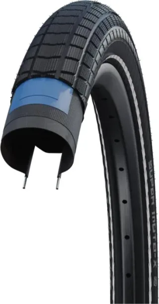 Schwalbe Super Moto-X DD, RaceGuard, Performance Line, Tube, SnakeSkin Drahtreifen 20" Addix black-reflex 70-406