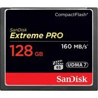 CompactFlash Extreme Pro 128 GB, Speicherkarte schwarz, UDMA 7