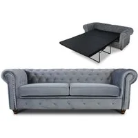 Sofnet Schlafsofa Asti 3 Bis, mit Schlaffunktion, Chesterfield Sofa 3-er, Sofagarnitur, Bettsofa