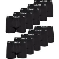 ADAM JEANS Boxershorts Herren Boxershorts aus extra weicher 100% Baumwolle Trunks Men Boxer-1 (10-St., 2er Set, 6er Set, 8er Set, 10er Set, 12er Set) Boxershorts Herren Boxer Shorts Männer Unterhosen Trunks Underwear