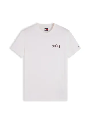 Tommy Hilfiger - Slim Fit Logo-T-Shirt weiß - Gr. - XXL