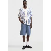 REDEFINED REBEL Kurzarmhemd Redefined Rebel Shirt RRFabian Shirt Crochet BOXY FIT