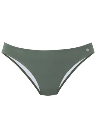 LASCANA - LASCANA Bikinihose normal oliv - Gr. - 42