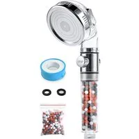 FELIXLEO Handbrause Hochdruck-Duschkopf Anti-Kalk-Filter universeller wassersparender, (1-tlg)
