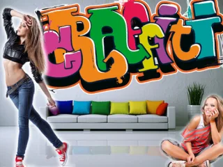 Graffiti Sticker für Wände "Aufkleber 11"