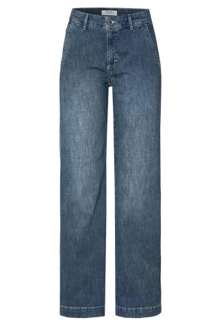 TONI - Liv Wide Leg mid blue - Gr. - 40