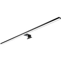 kalb LED Spiegelleuchte 100cm LED Badleuchte Badlampe Spiegellampe 230V, schwarz, neutralweiß