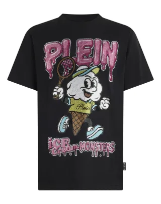 Round Neck T-Shirt Tennis Ice Cream