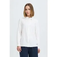 OXMO Hemdbluse OXAlfa Leichte Leinen-Mix-Bluse