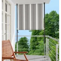 Angerer Freizeitmöbel Klemm-Senkrechtmarkise anthrazit/grau, BxH: 150x225 cm