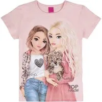 TOPModel T-Shirt TOPModel T-Shirt Fergy + Candy Leopardenbaby pink dogwood (1-tlg)