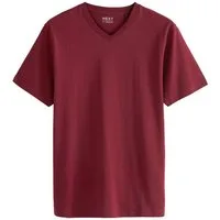 Next T-Shirt Essential T-Shirt mit V-Ausschnitt aus Baumwolle (1-tlg)