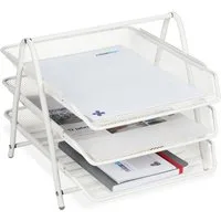 relaxdays Briefablage Dokumentenablage Metall (1-St)